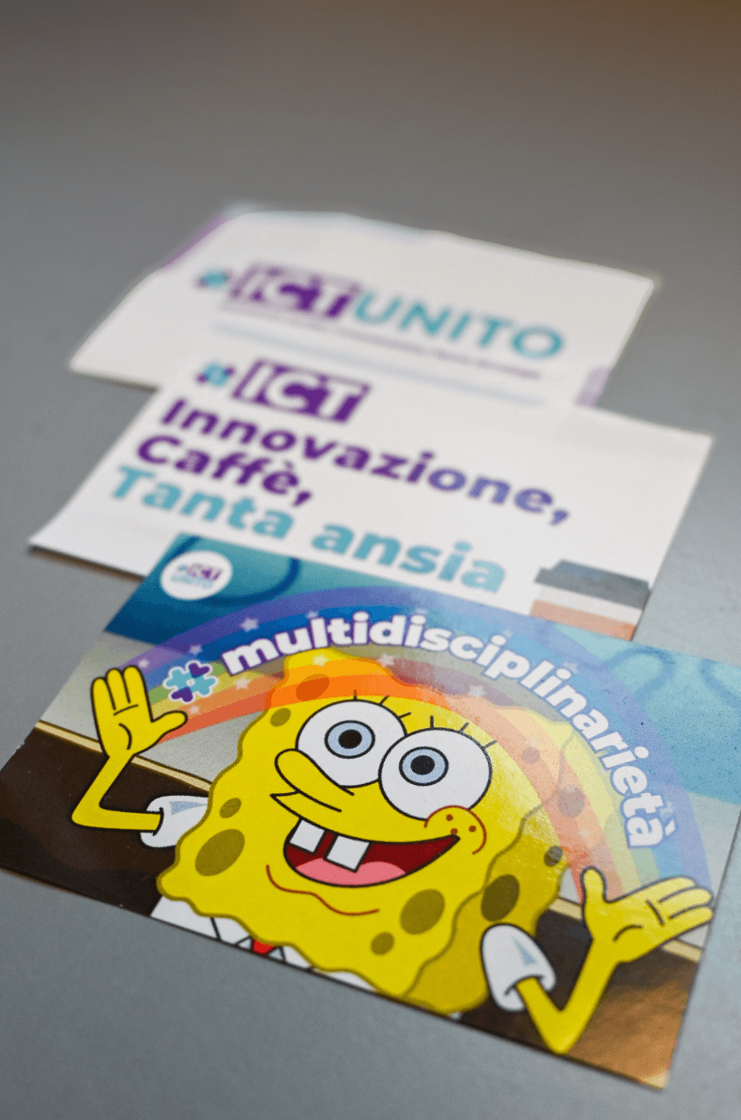 Stickers realizzati da Michele Sandoná