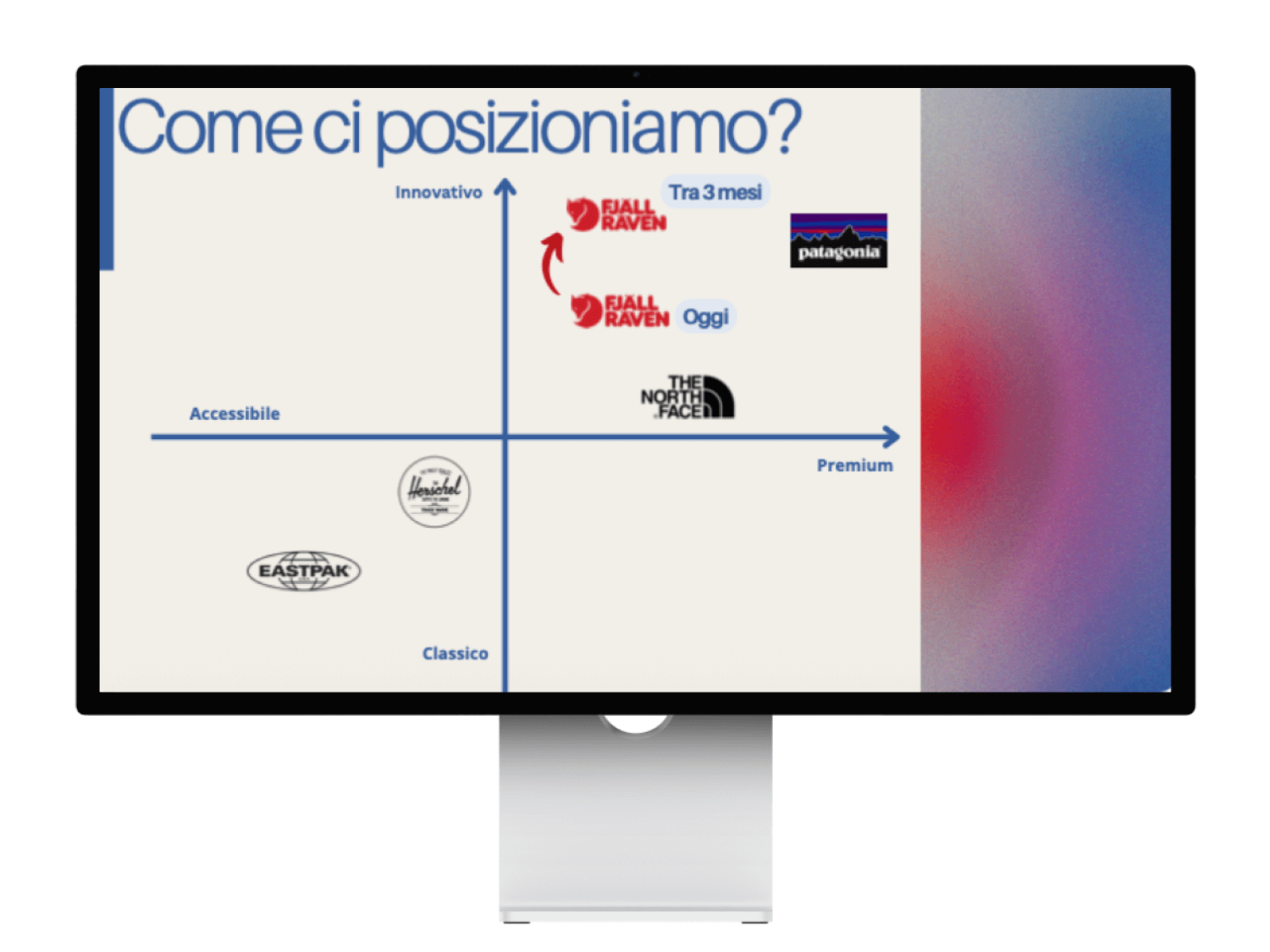 Dettaglio progetto Fjällräven Kanken realizzato da Michele Sandoná