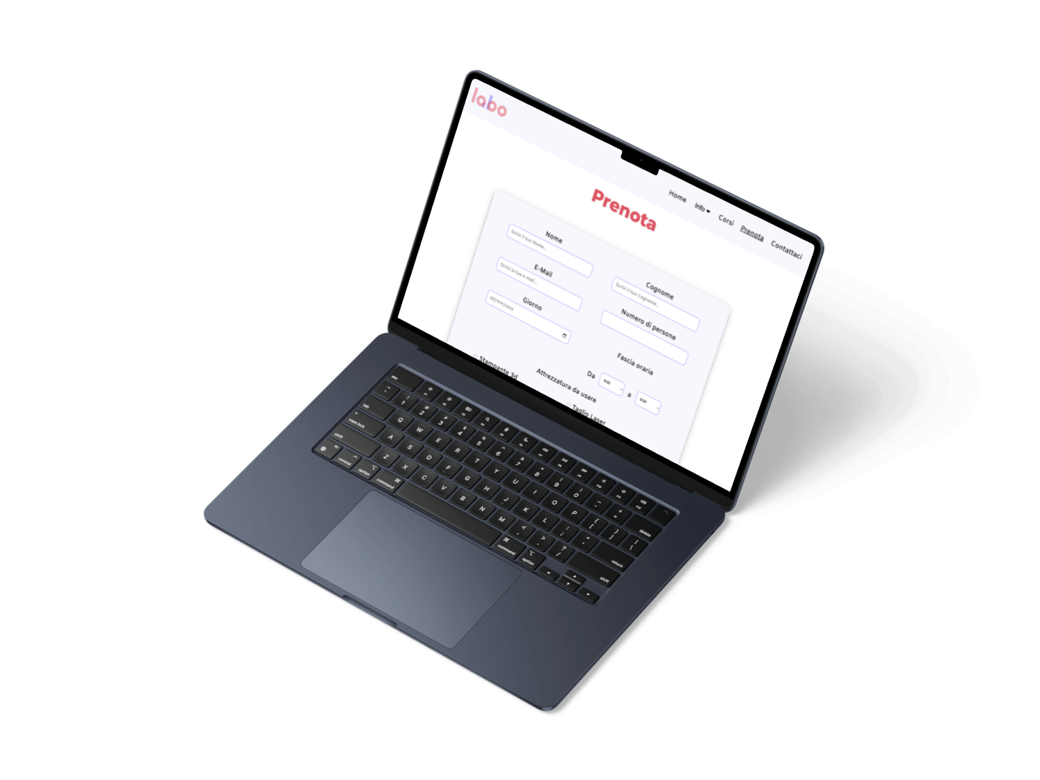 Dettaglio sito web realizzato da Michele Sandoná