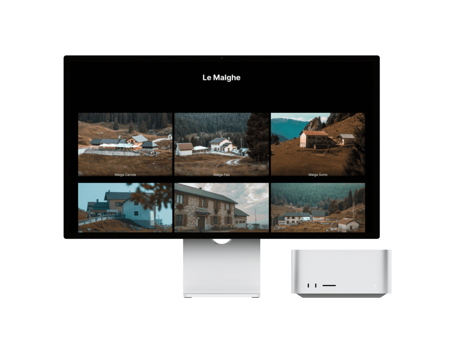 Dettaglio progetto Giro delle malghe realizzato da Michele Sandoná